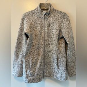 Calvin Klein Heather Gray Knit Jacket
